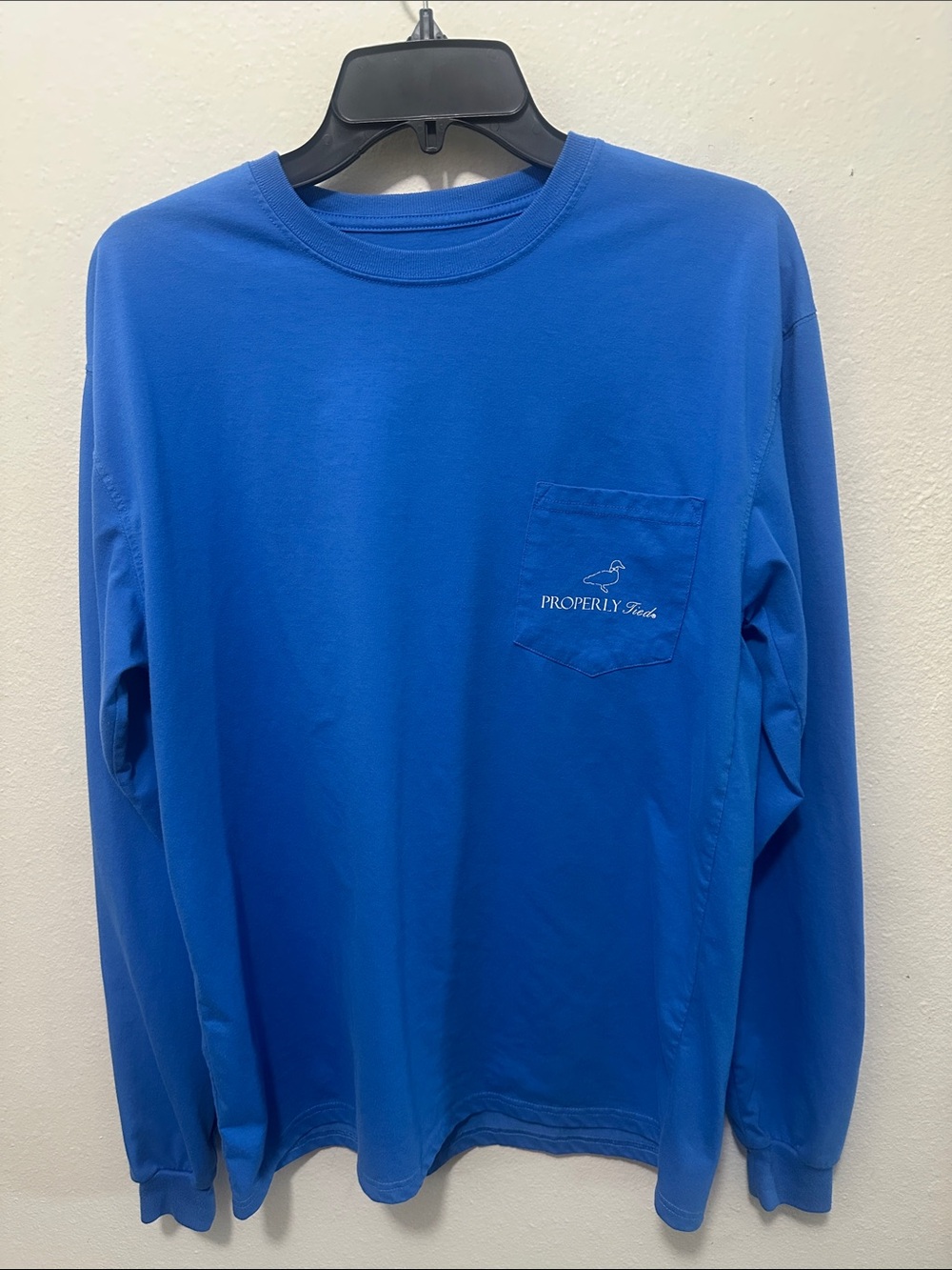 Properly Tied Blue Pocket Long Sleeve